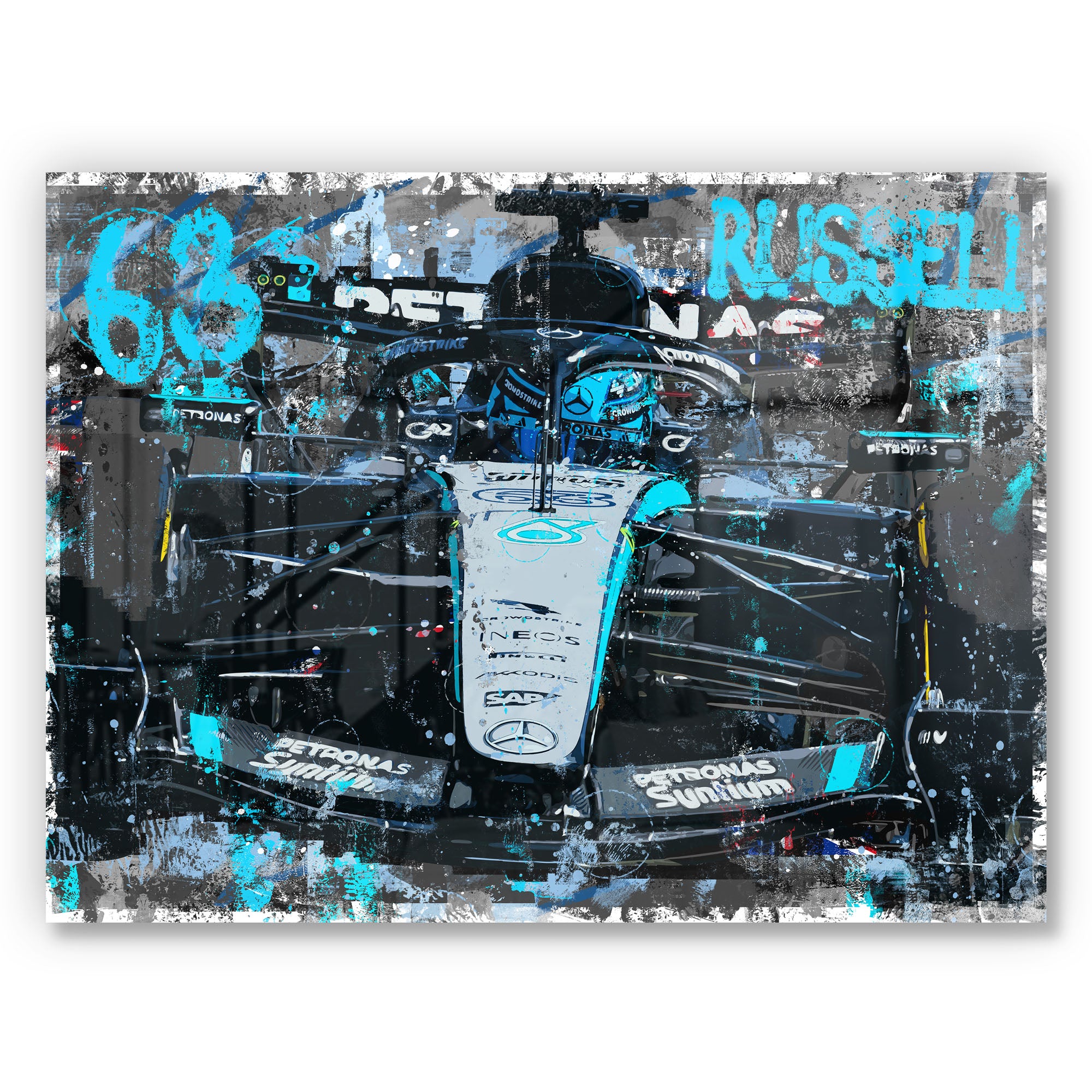 George Russell '2026' Graffiti