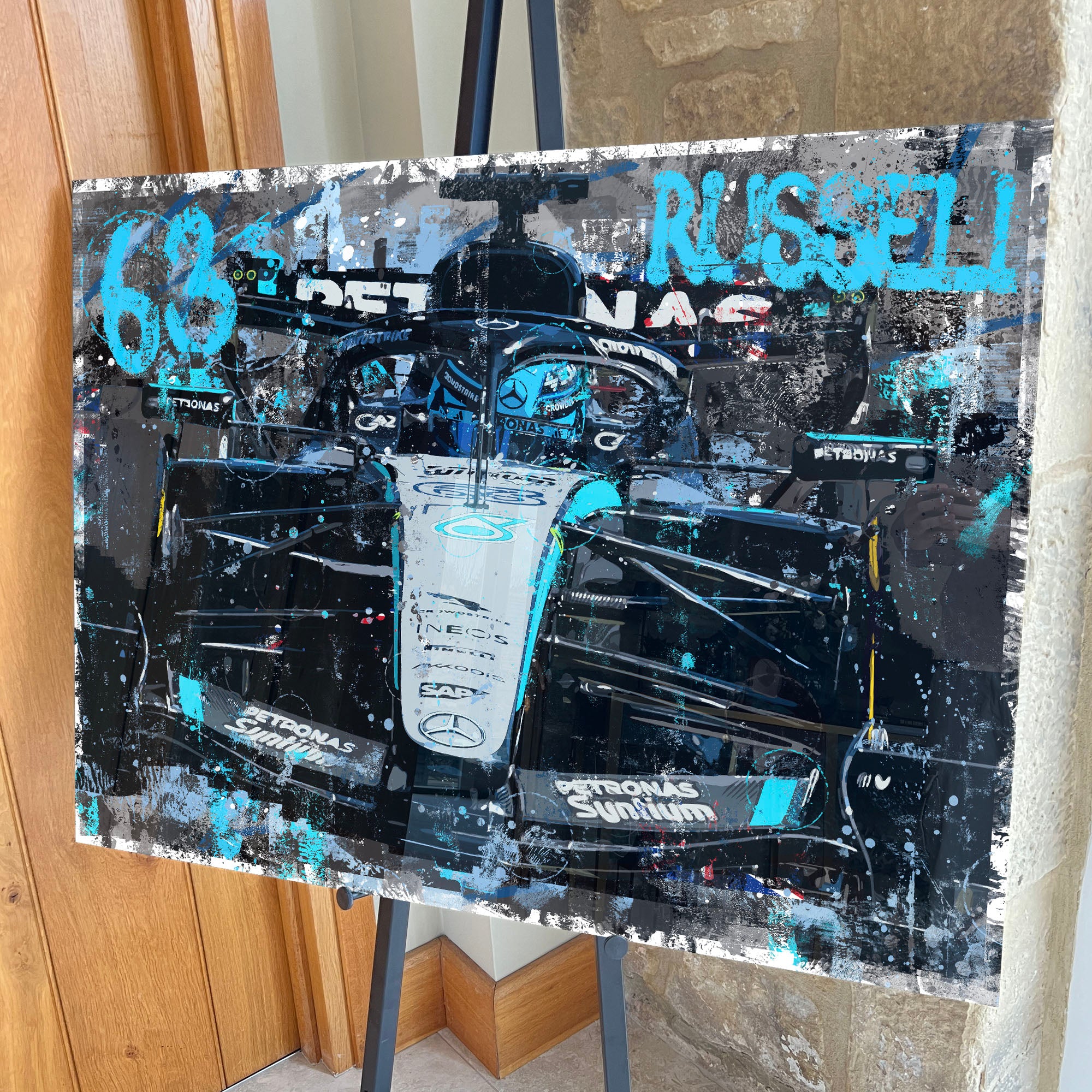 George Russell '2026' Graffiti