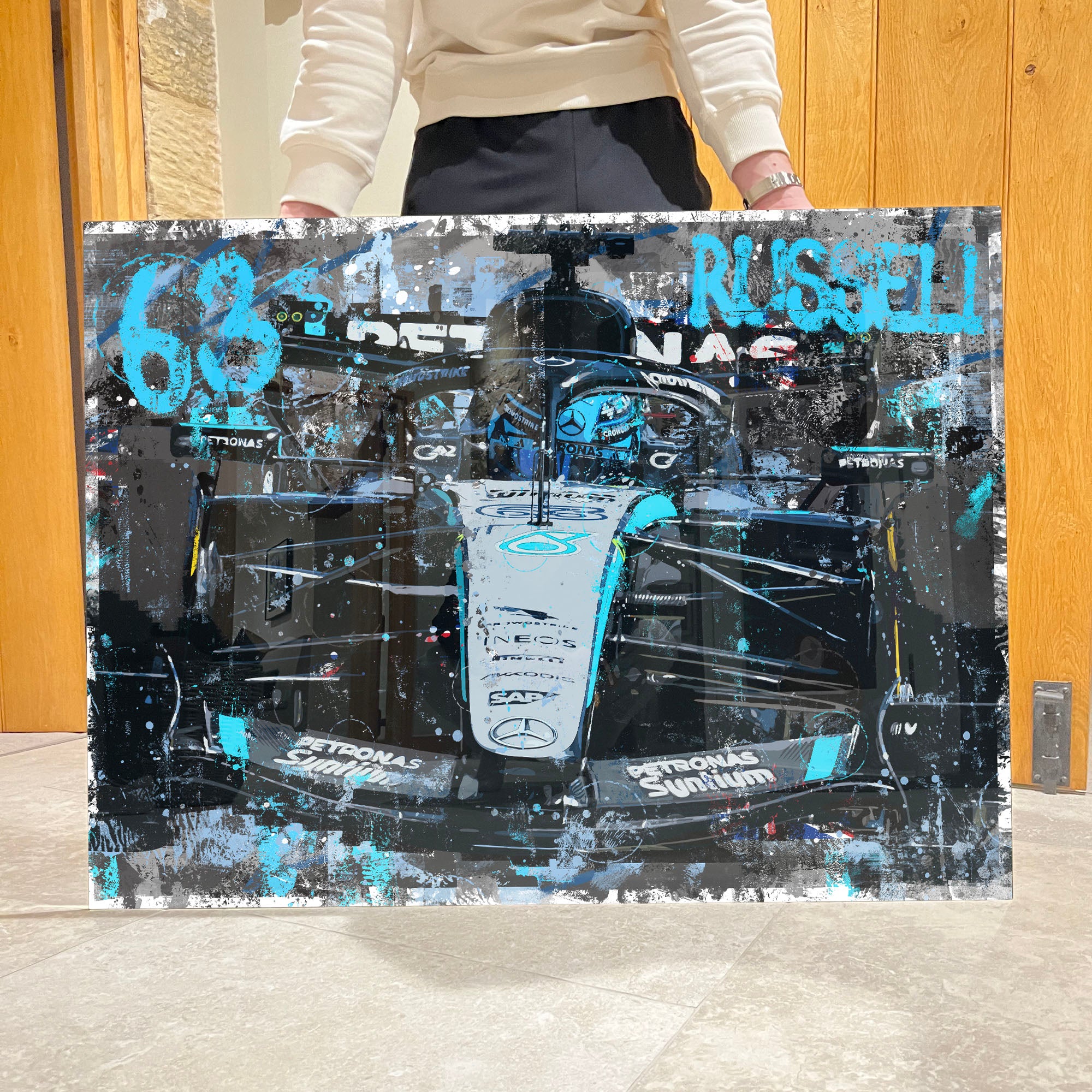 George Russell '2026' Graffiti