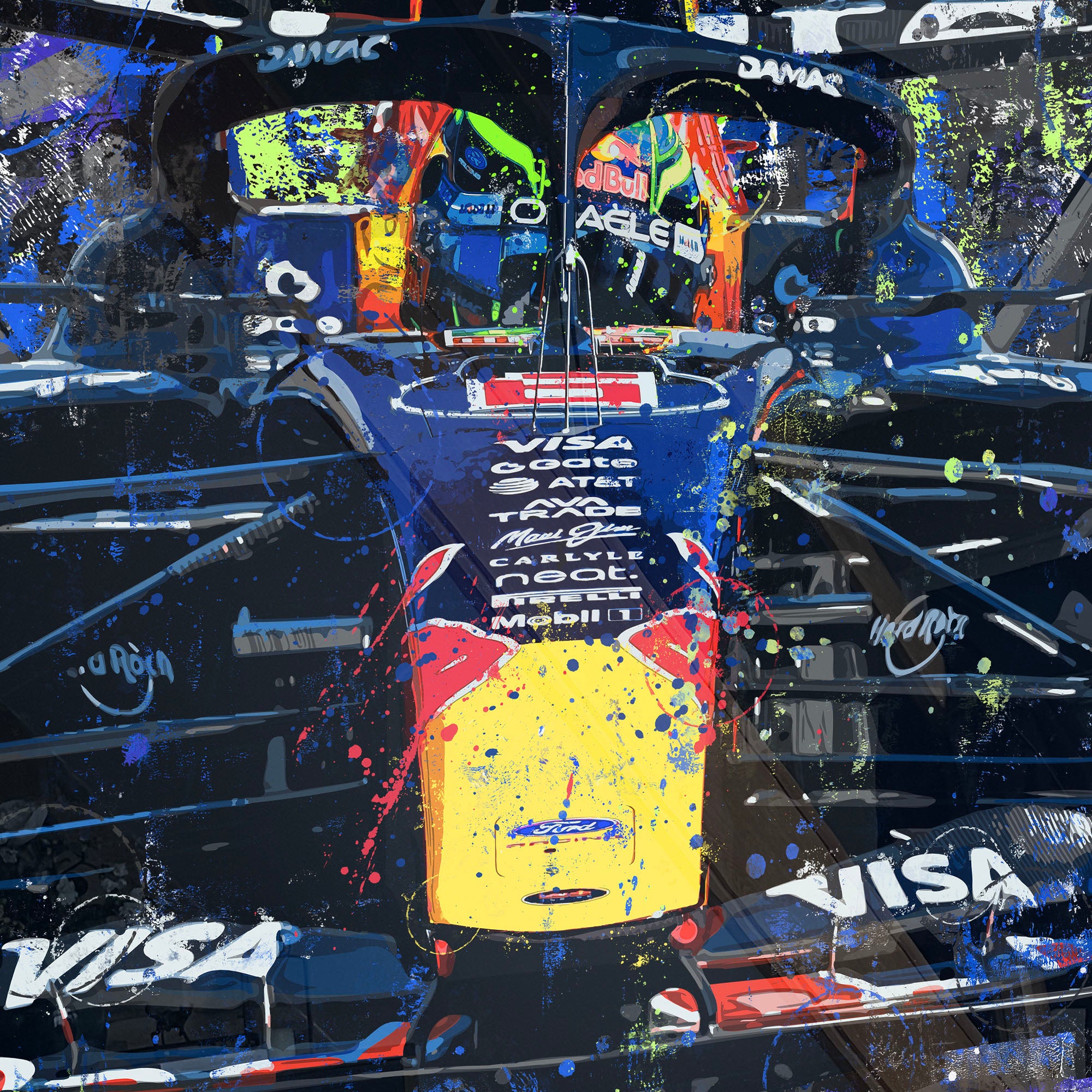 Isack Hadjar '2026' Graffiti