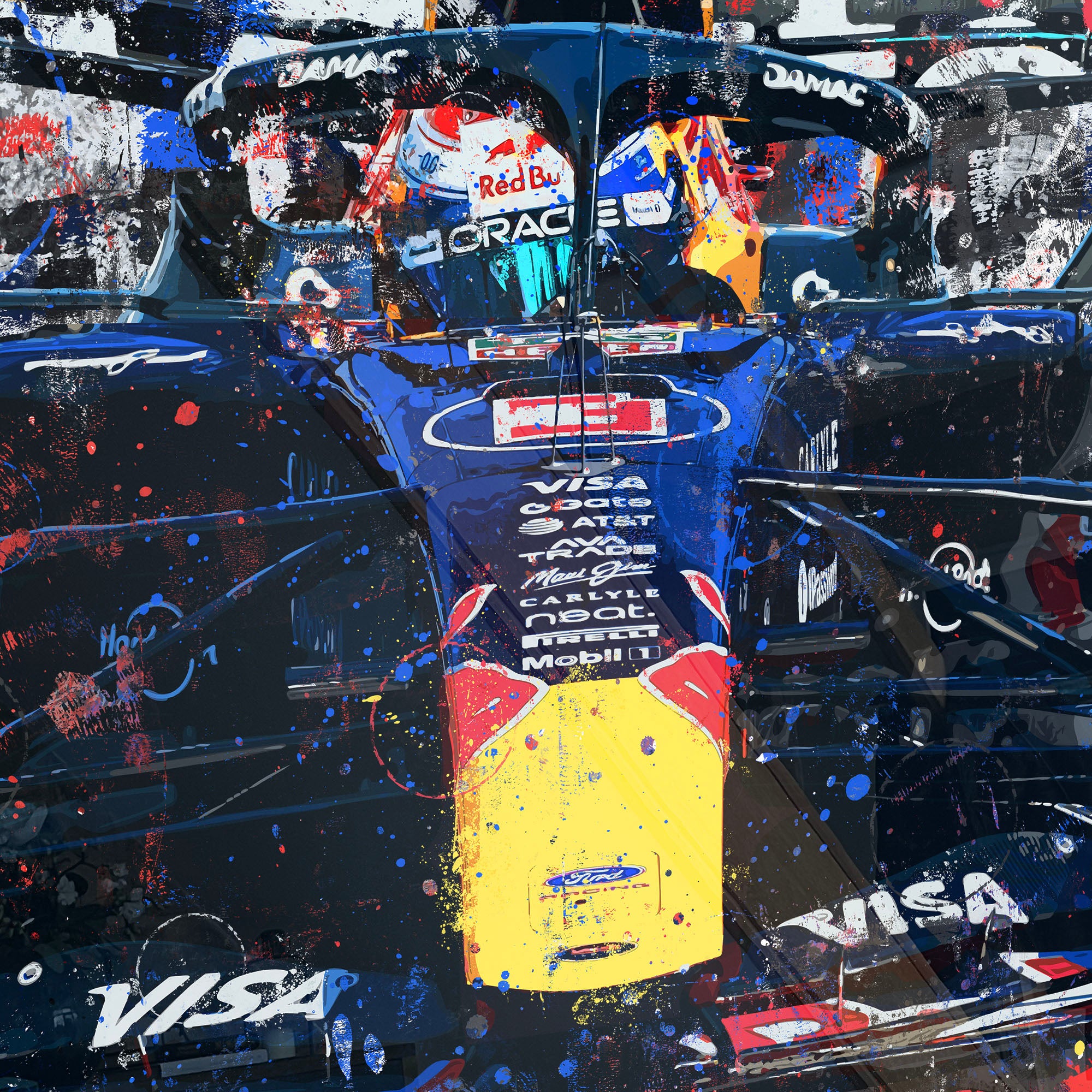 Max Verstappen '2026' Graffiti