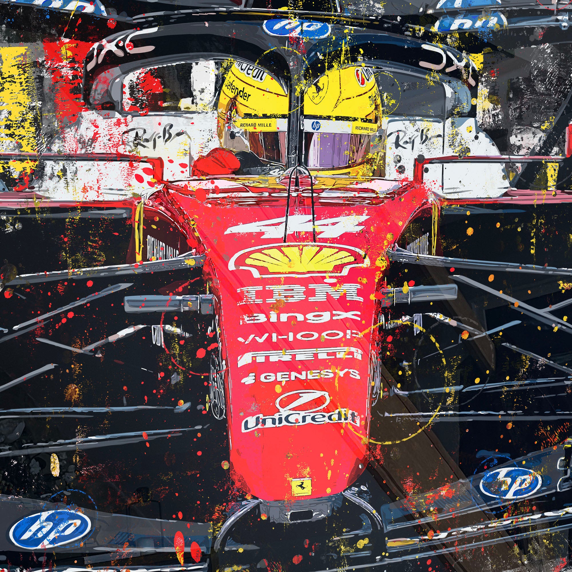 Lewis Hamilton '2026' Graffiti