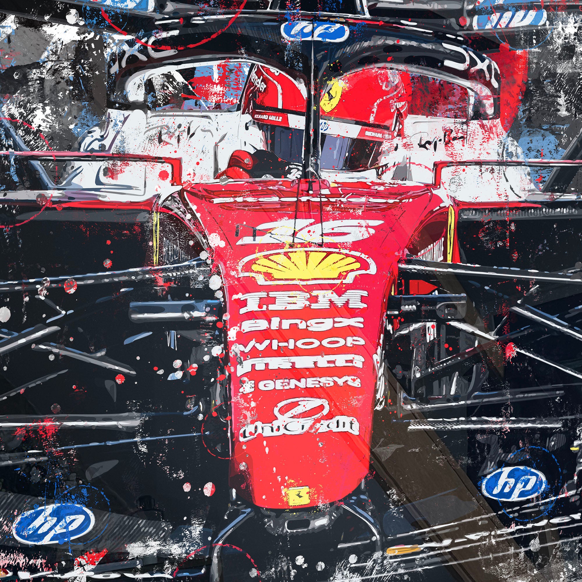 Charles Leclerc '2026' Graffiti