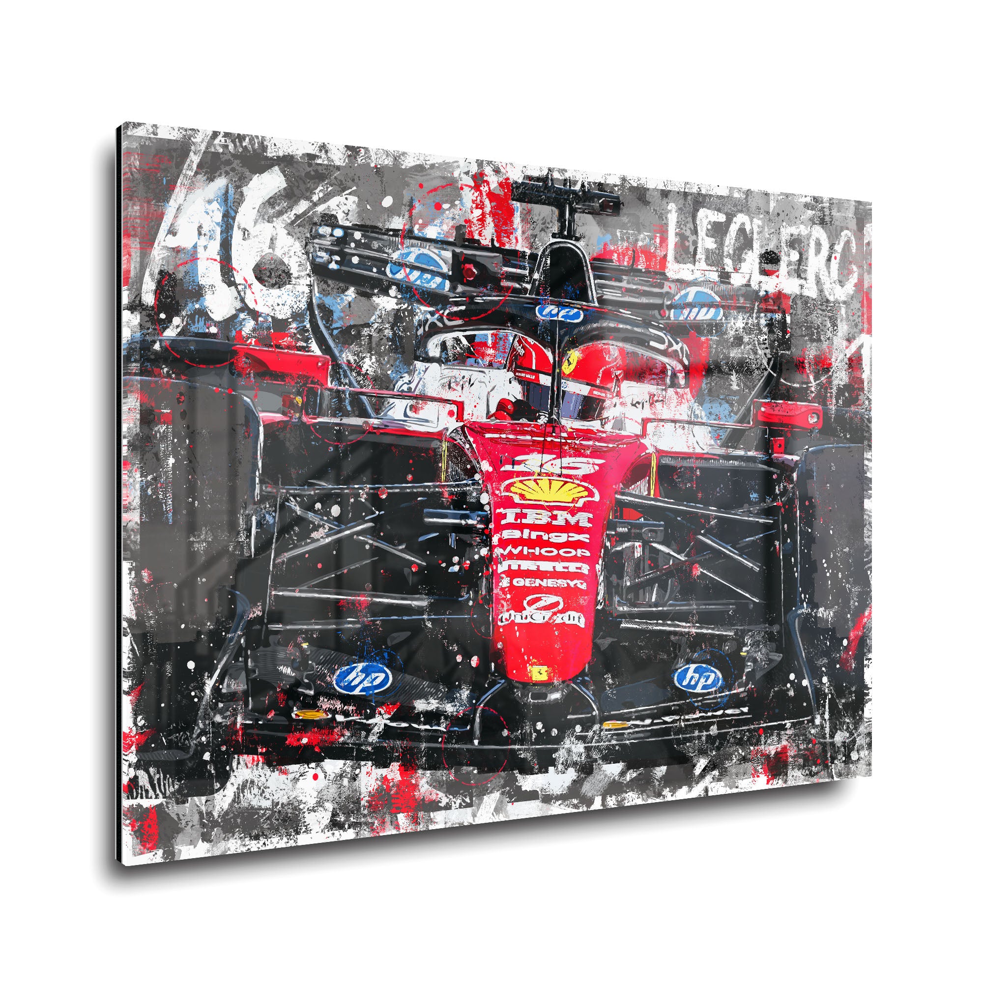 Charles Leclerc '2026' Graffiti