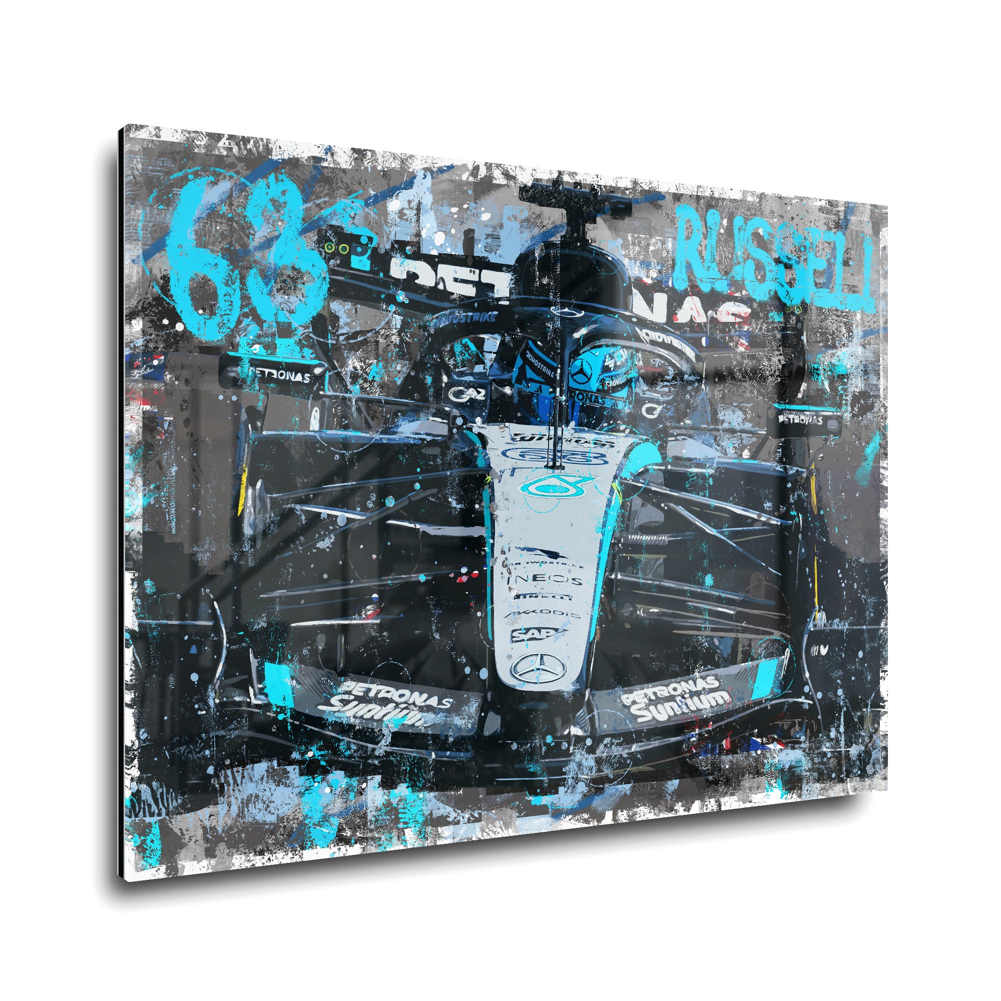 George Russell '2026' Graffiti