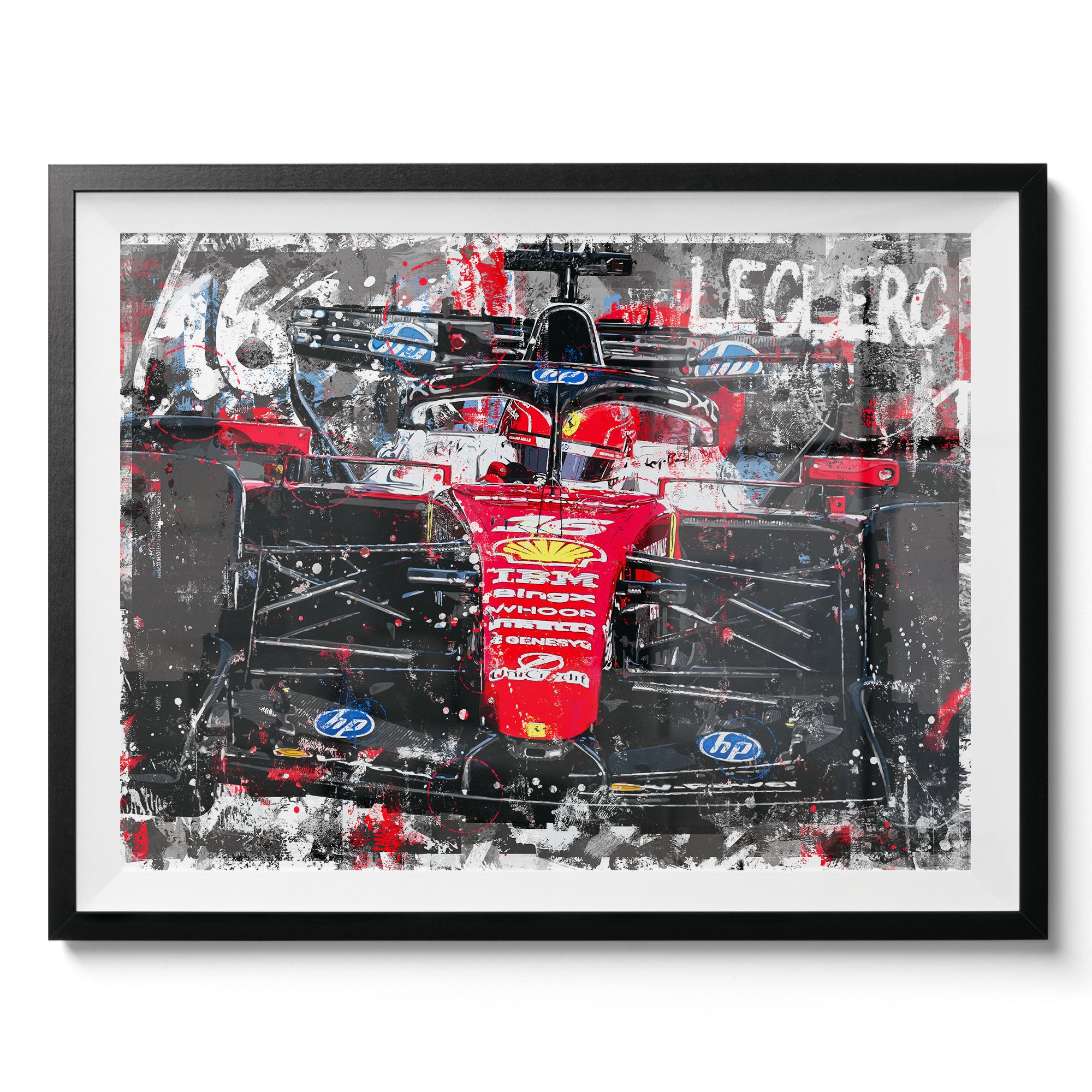 Charles Leclerc '2026' Graffiti