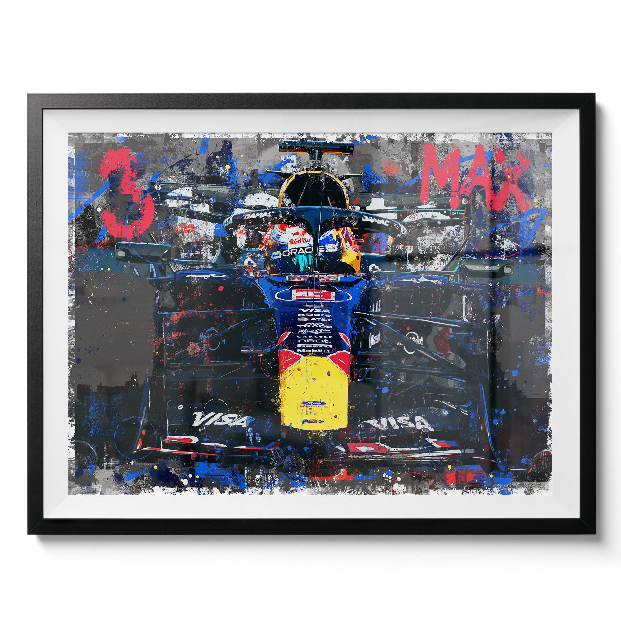 Max Verstappen '2026' Graffiti