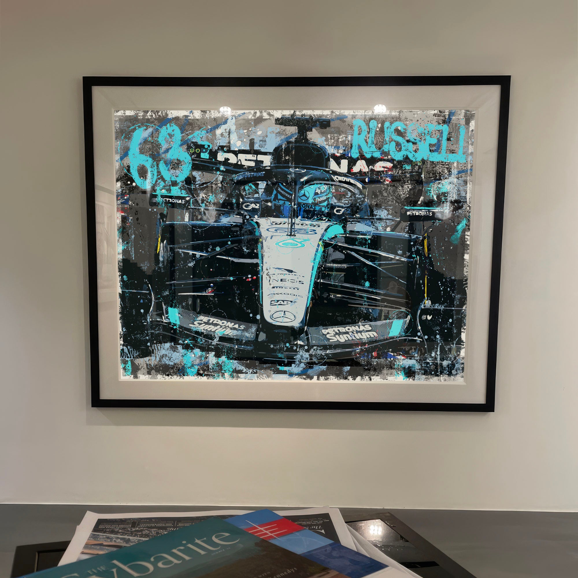 George Russell '2026' Graffiti