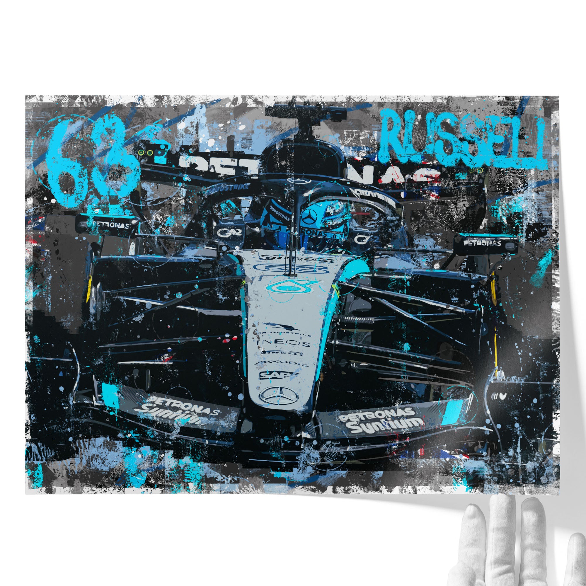 George Russell '2026' Graffiti