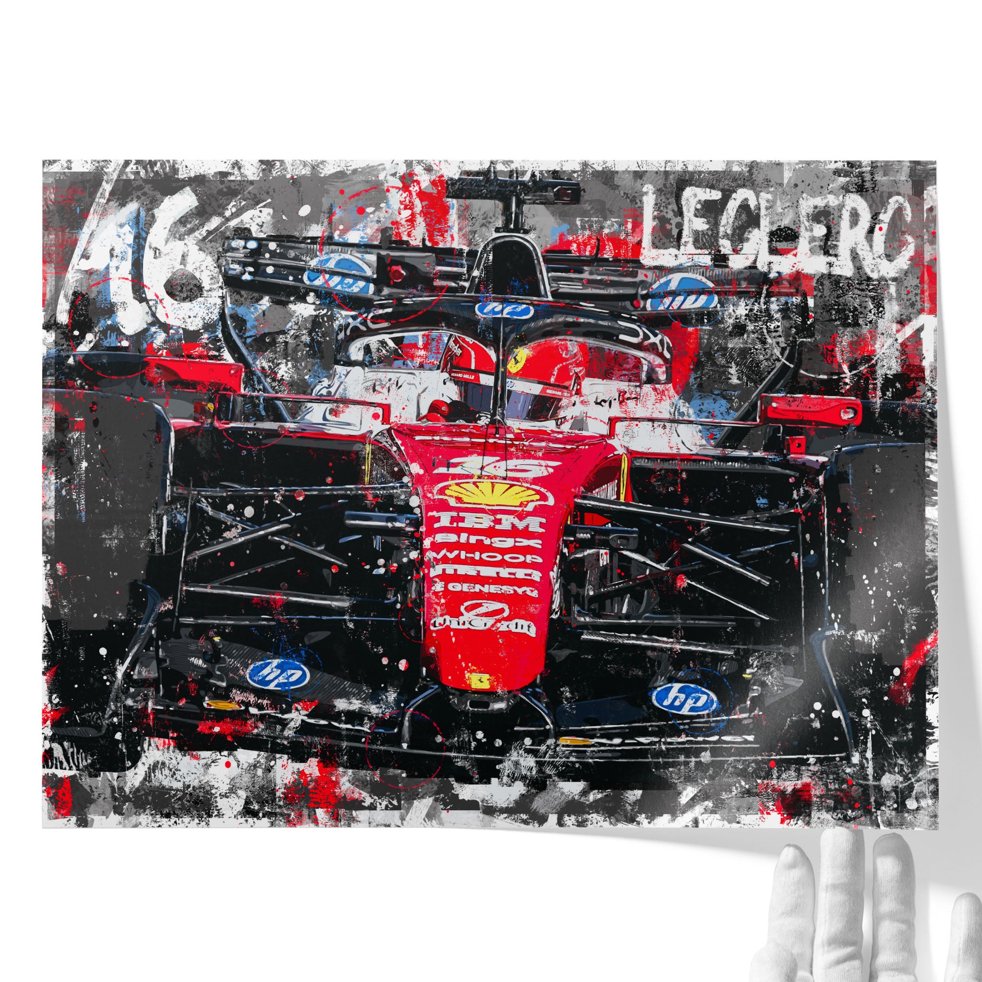 Charles Leclerc '2026' Graffiti