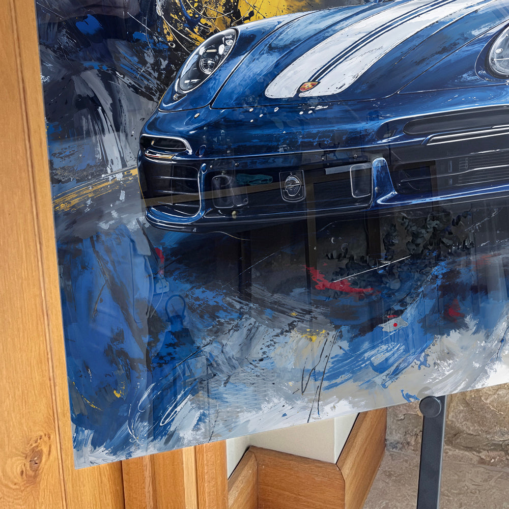 Porsche 911 Turbo Blue