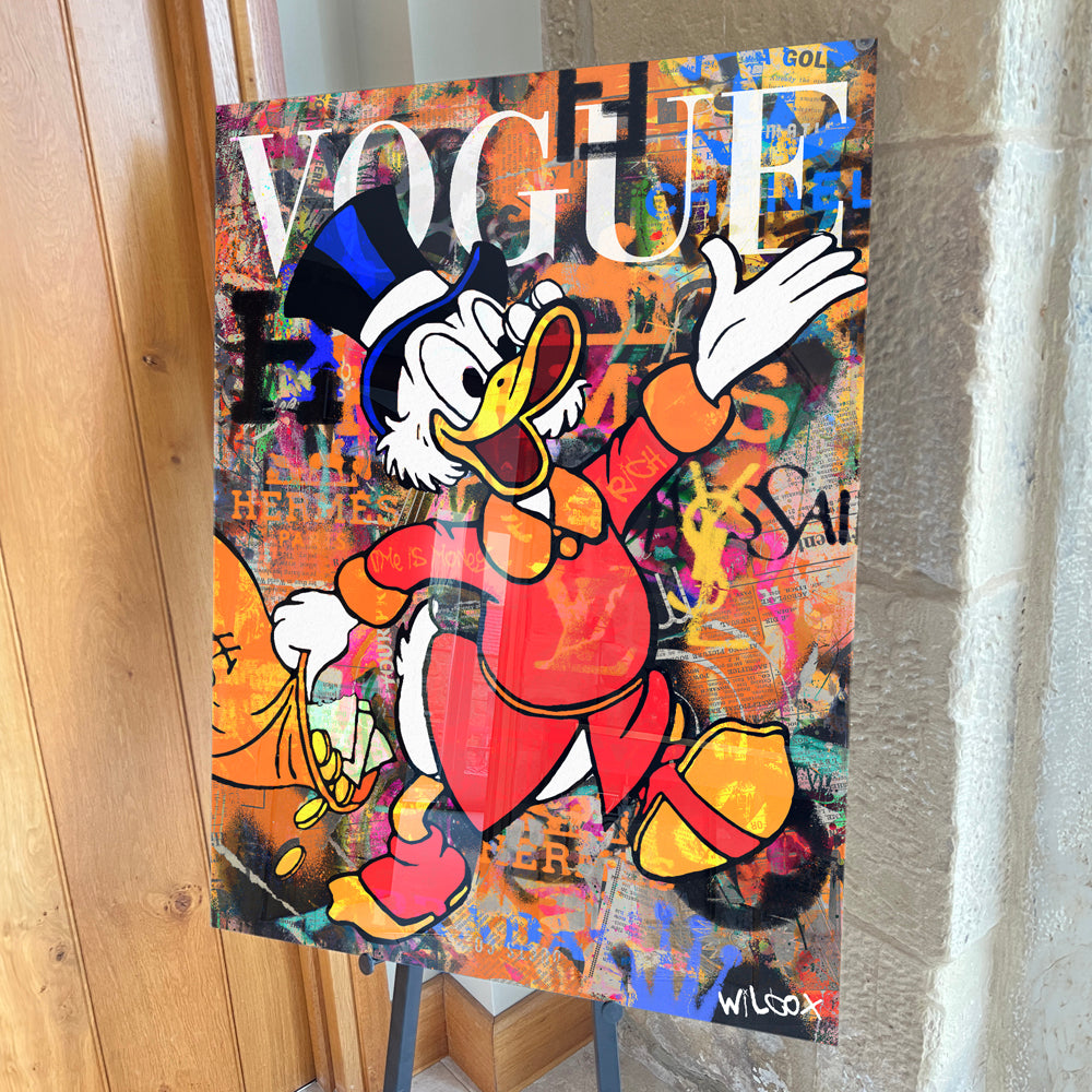 Scrooge McDuck Pop Art Graffiti