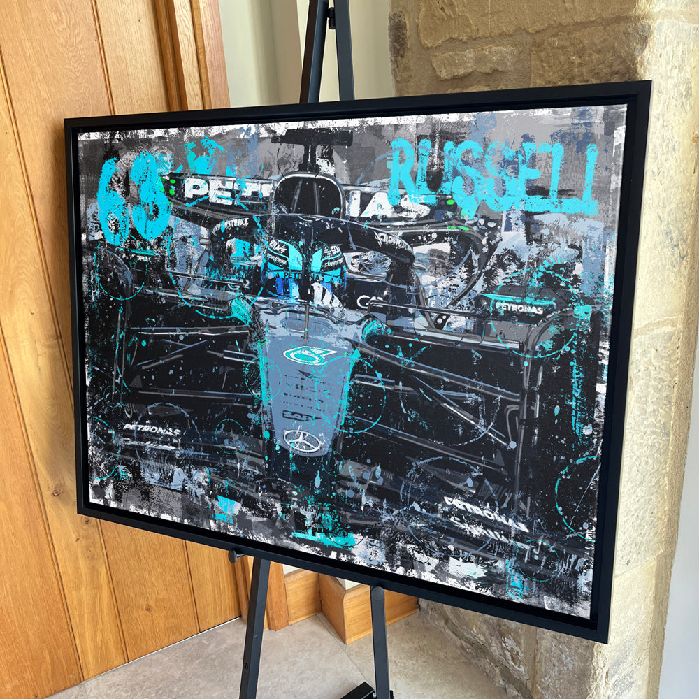 George Russell '2025' Graffiti