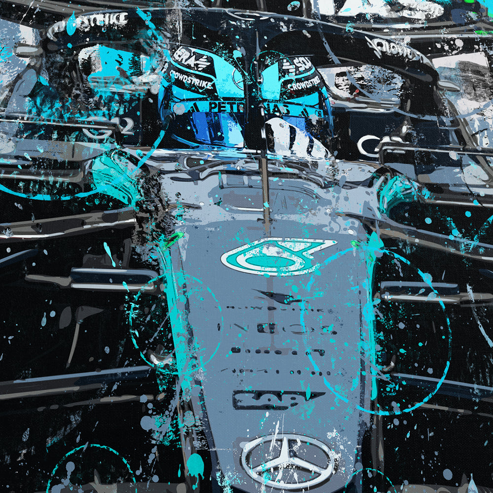 George Russell '2025' Graffiti