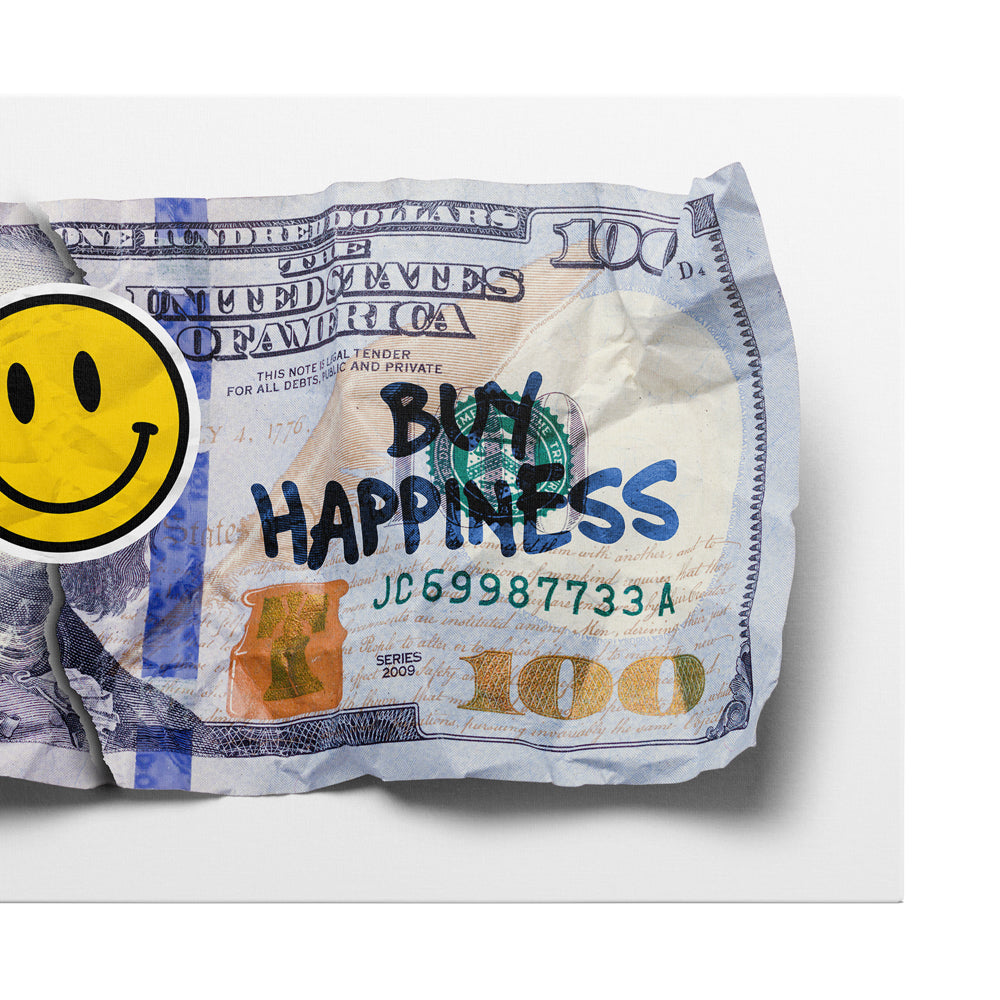 Money doesn't buy happiness :)