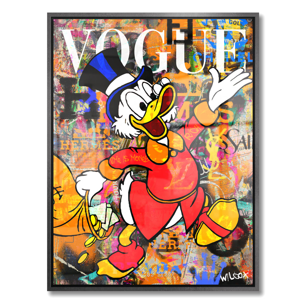 Scrooge McDuck Pop Art Graffiti