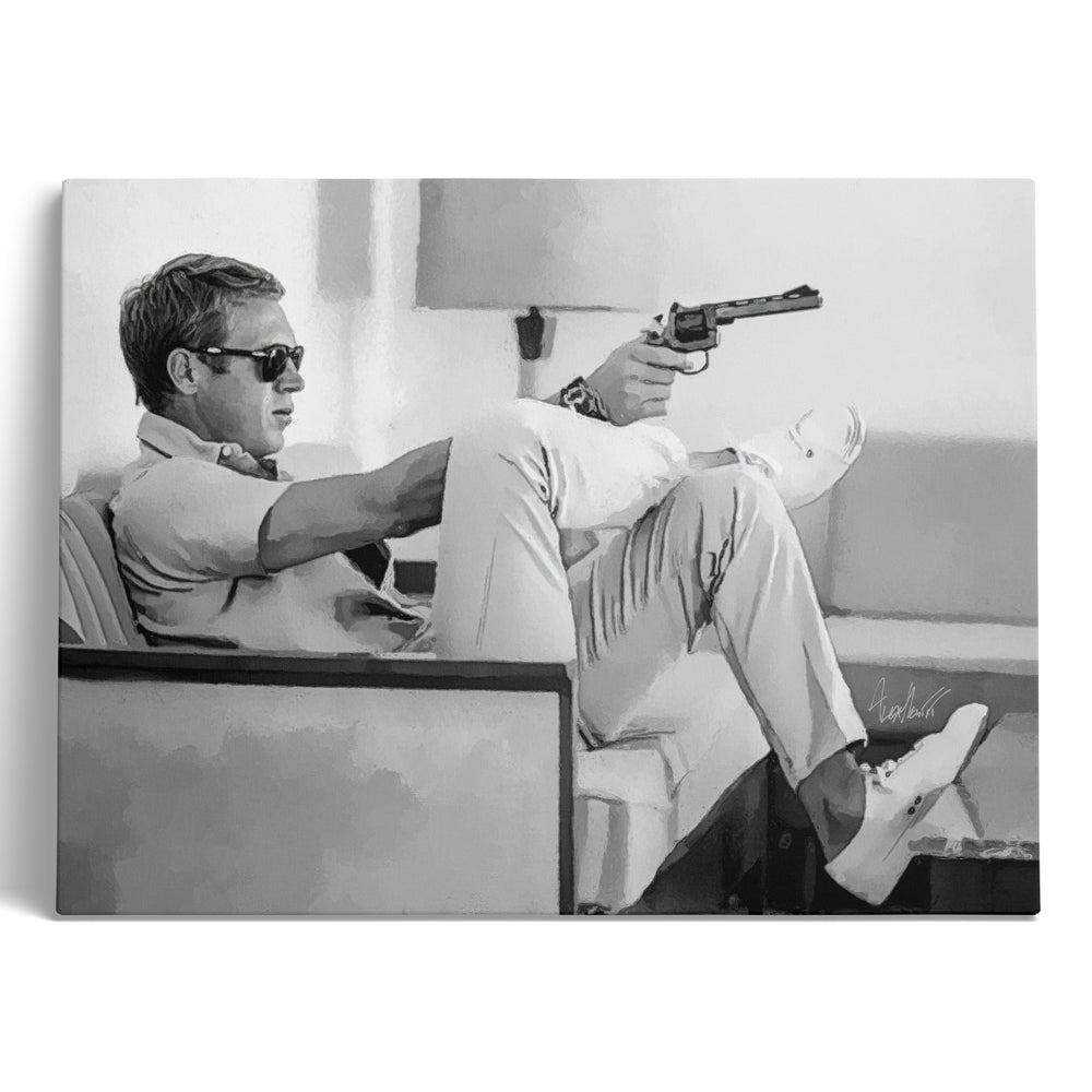 Steve McQueen Gun Aim