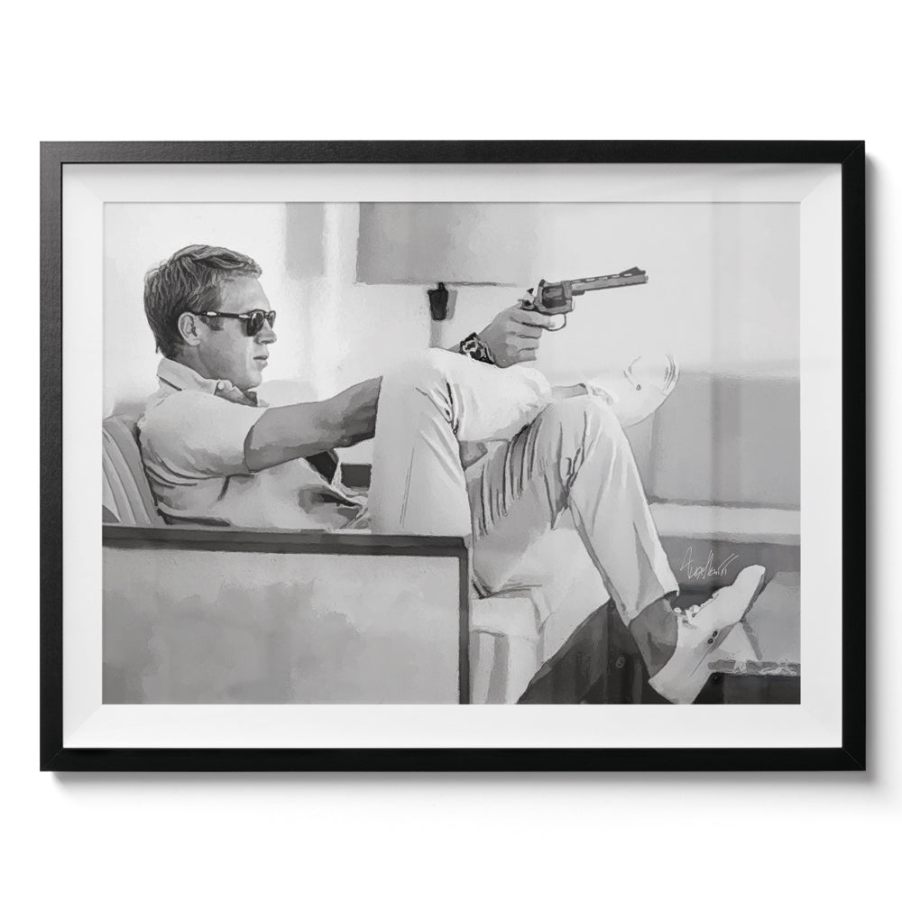 Steve McQueen Gun Aim