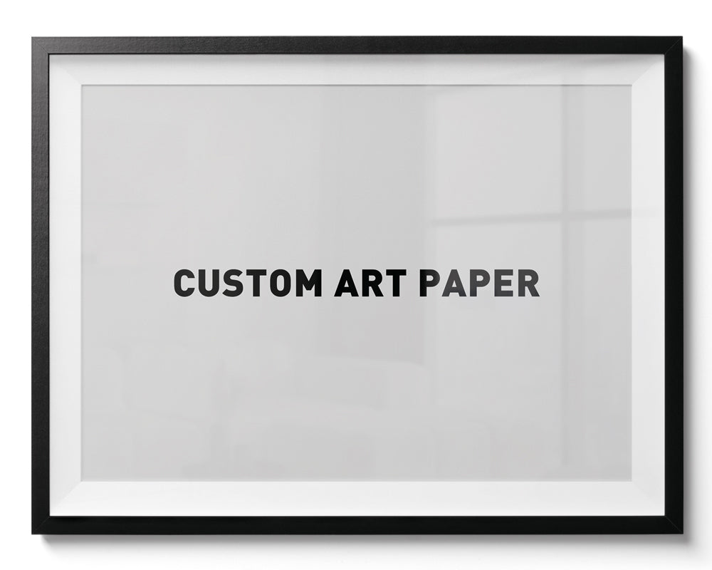 Custom artwork on Art Paper