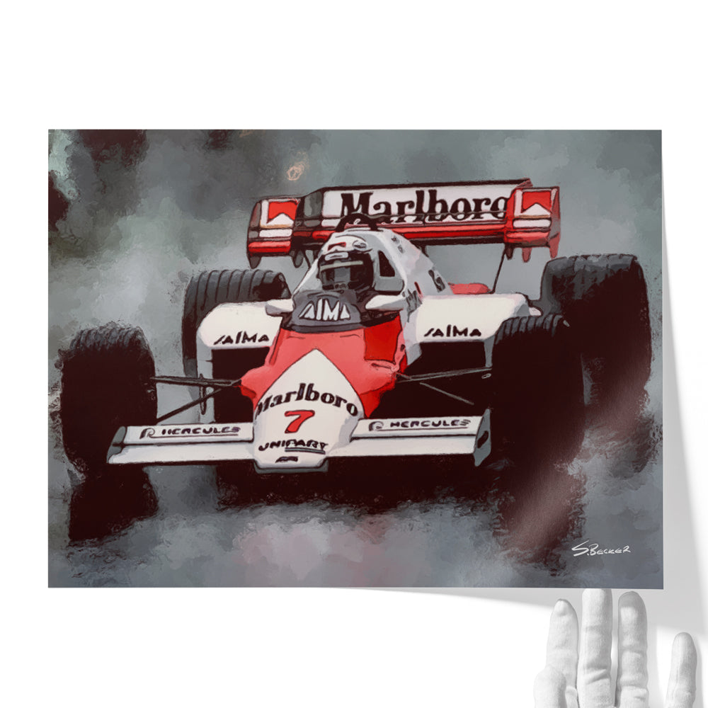 Alain Prost 'McLaren' 1984