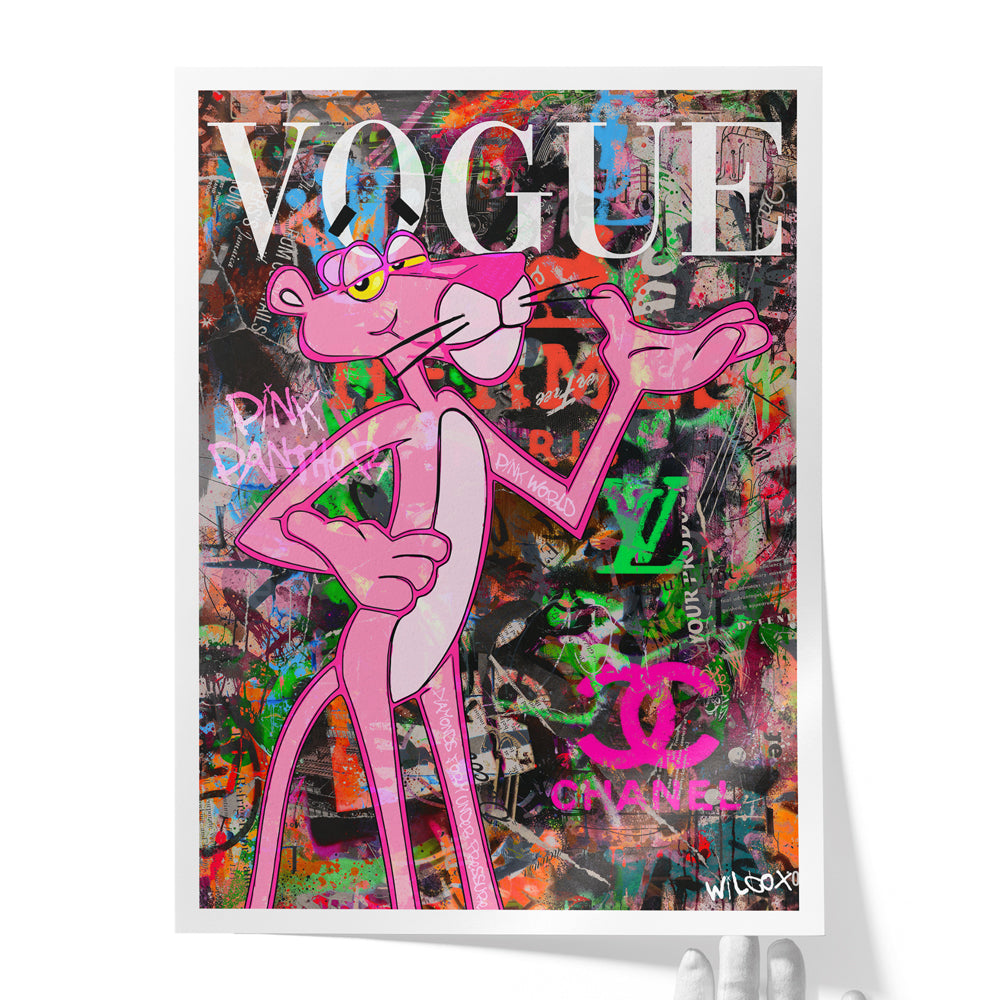Pink Panther Pop Art Graffiti