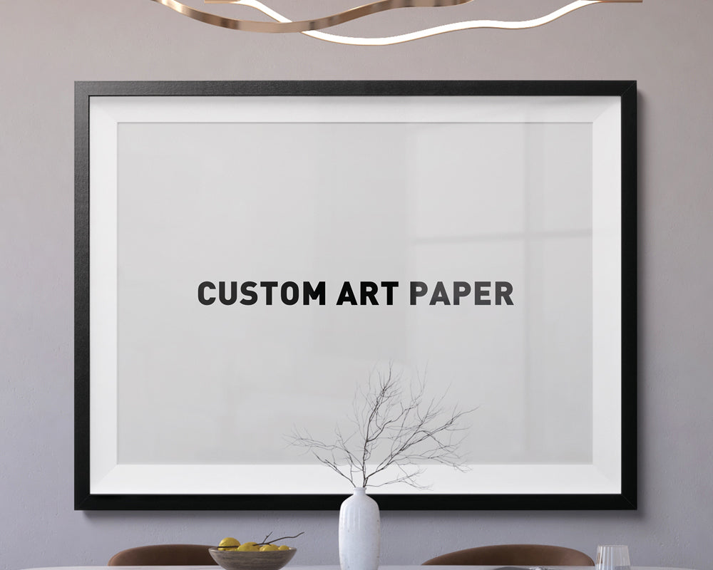 Custom artwork on Art Paper