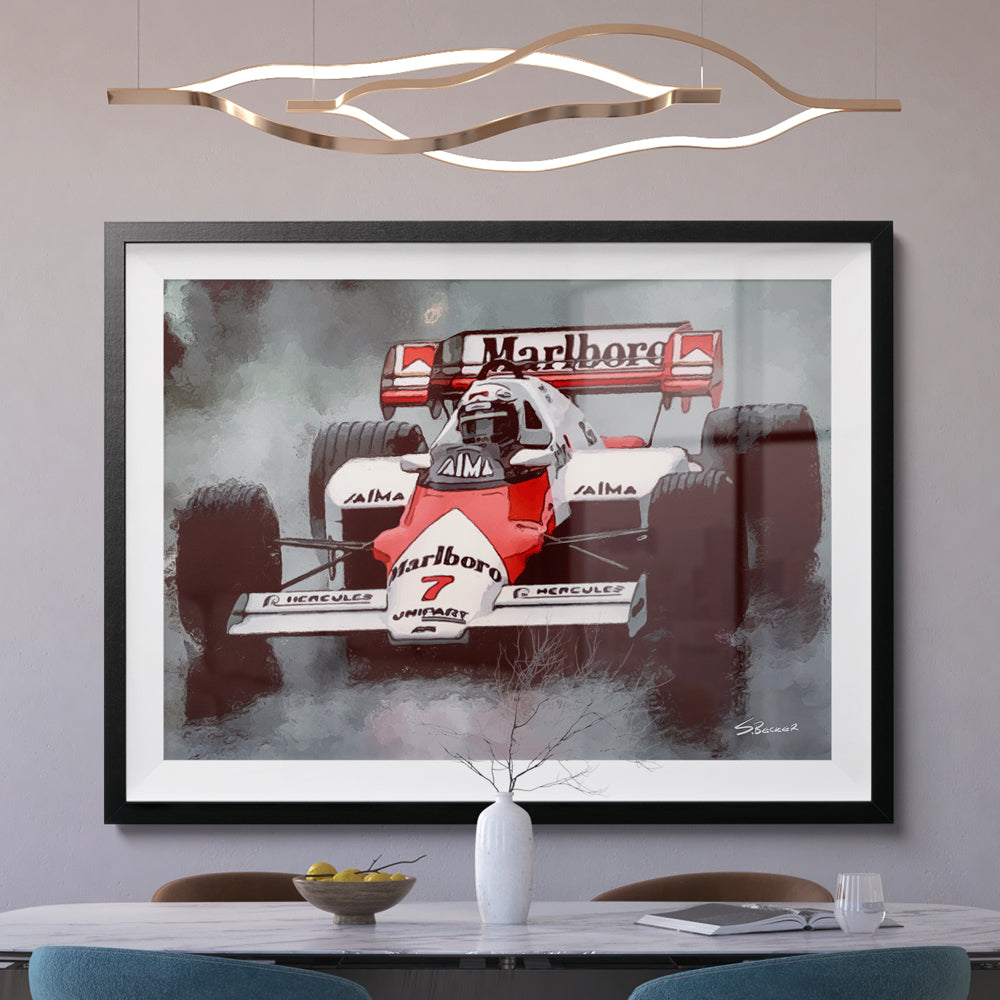 Alain Prost 'McLaren' 1984