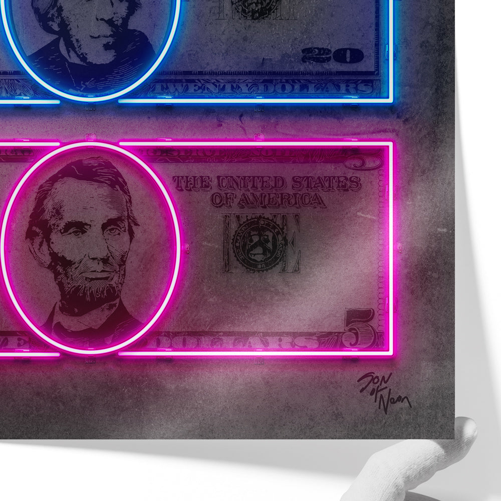 Dollar Bills 'Neon'