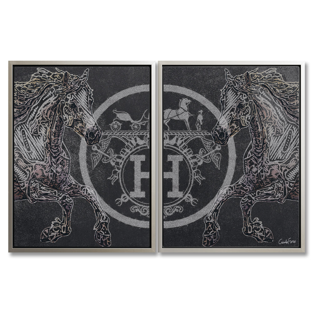 Stallion Dark Set - Canvas