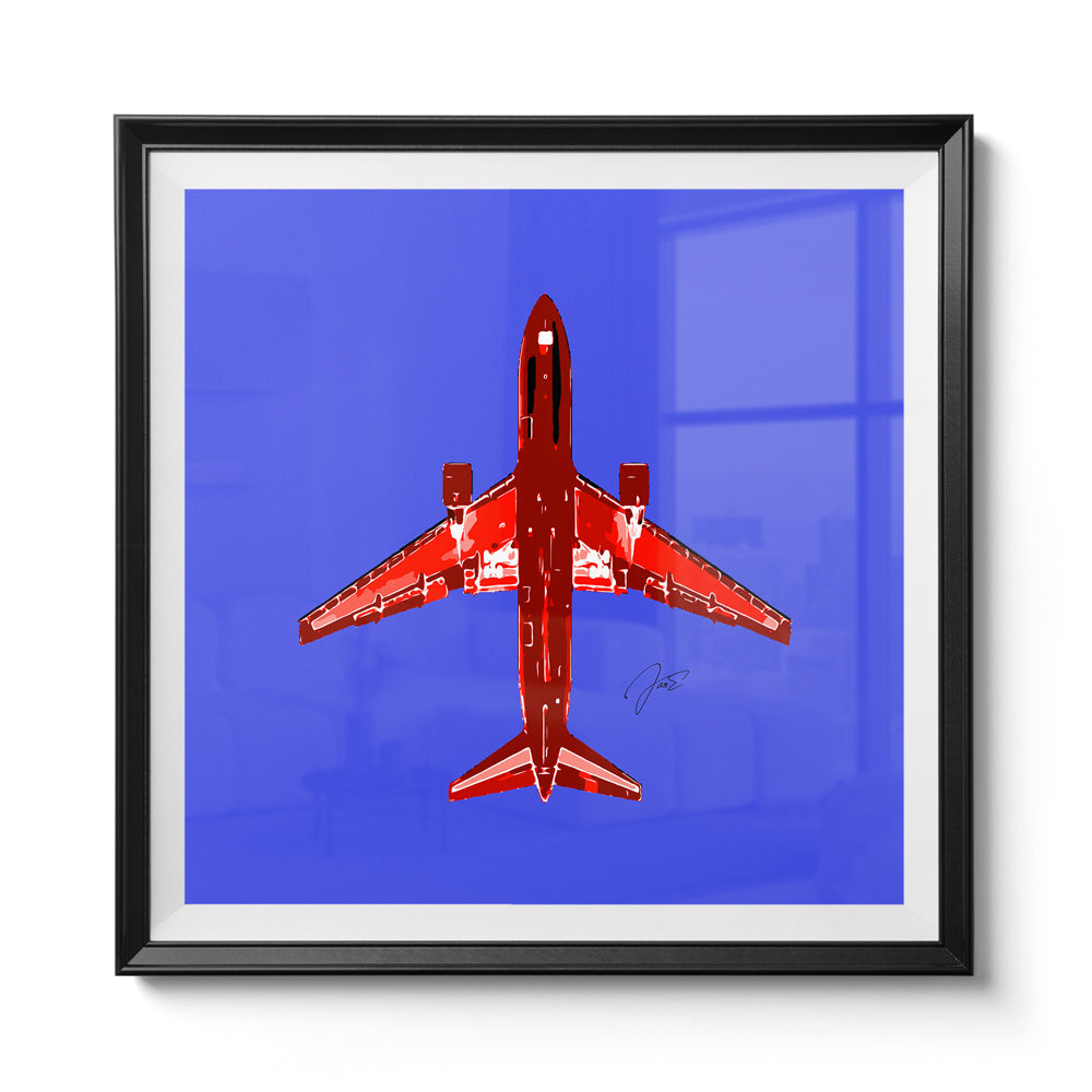 Plane Blue