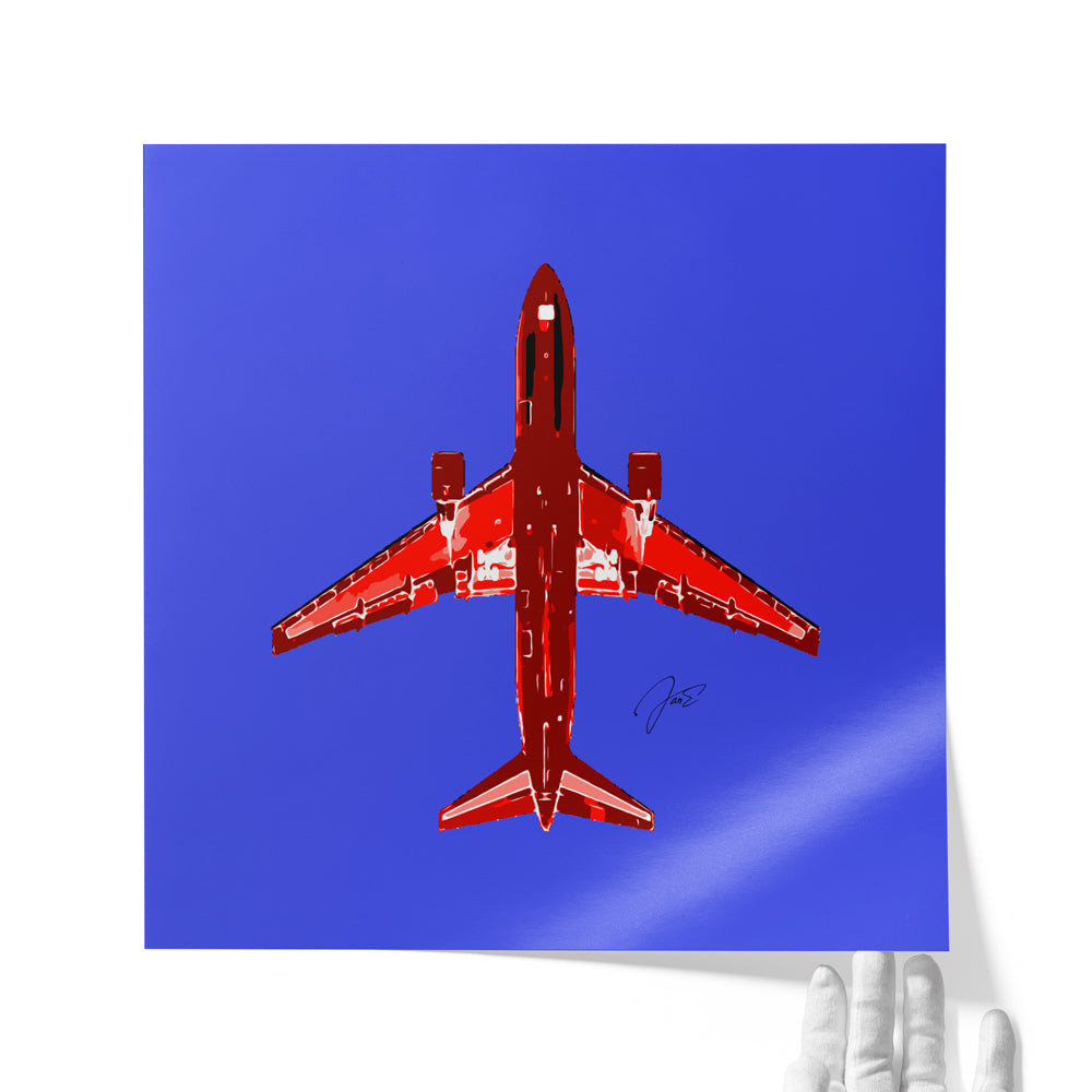 Plane Blue