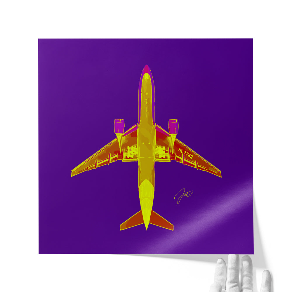 Plane Purple