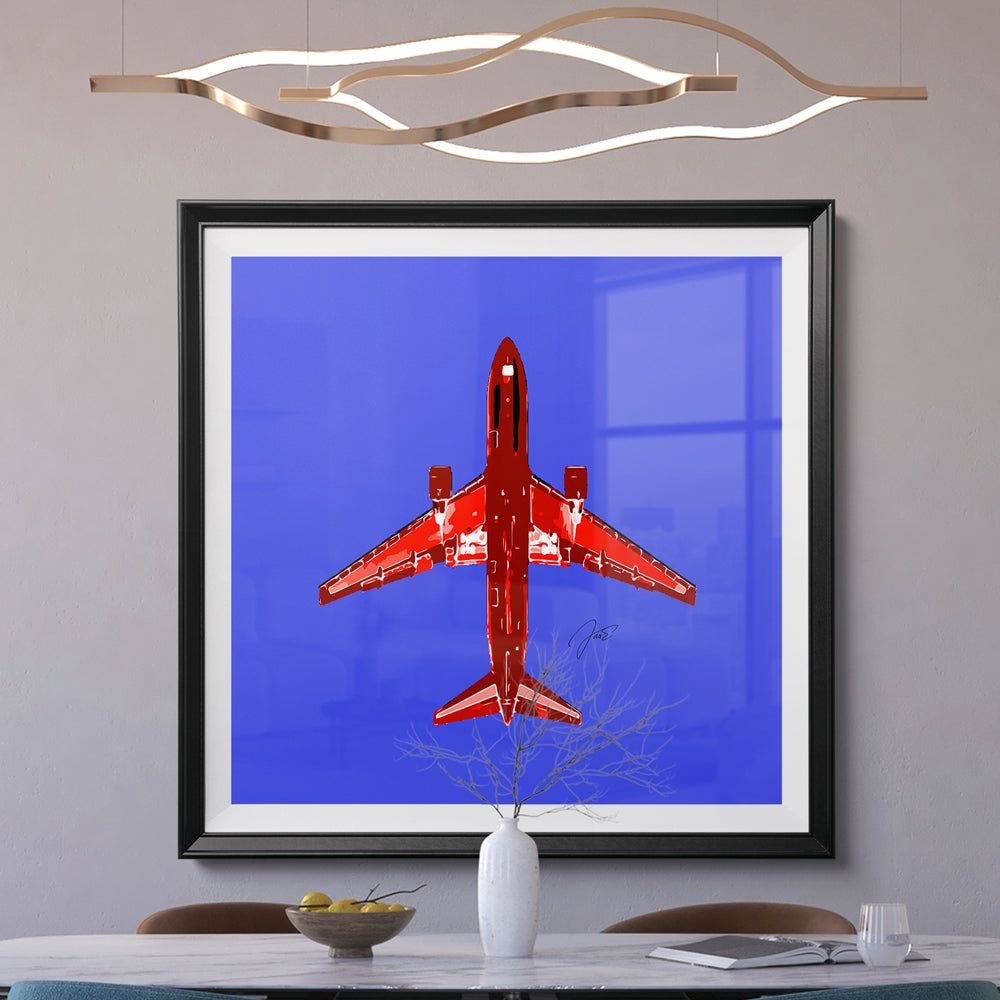 Plane Blue