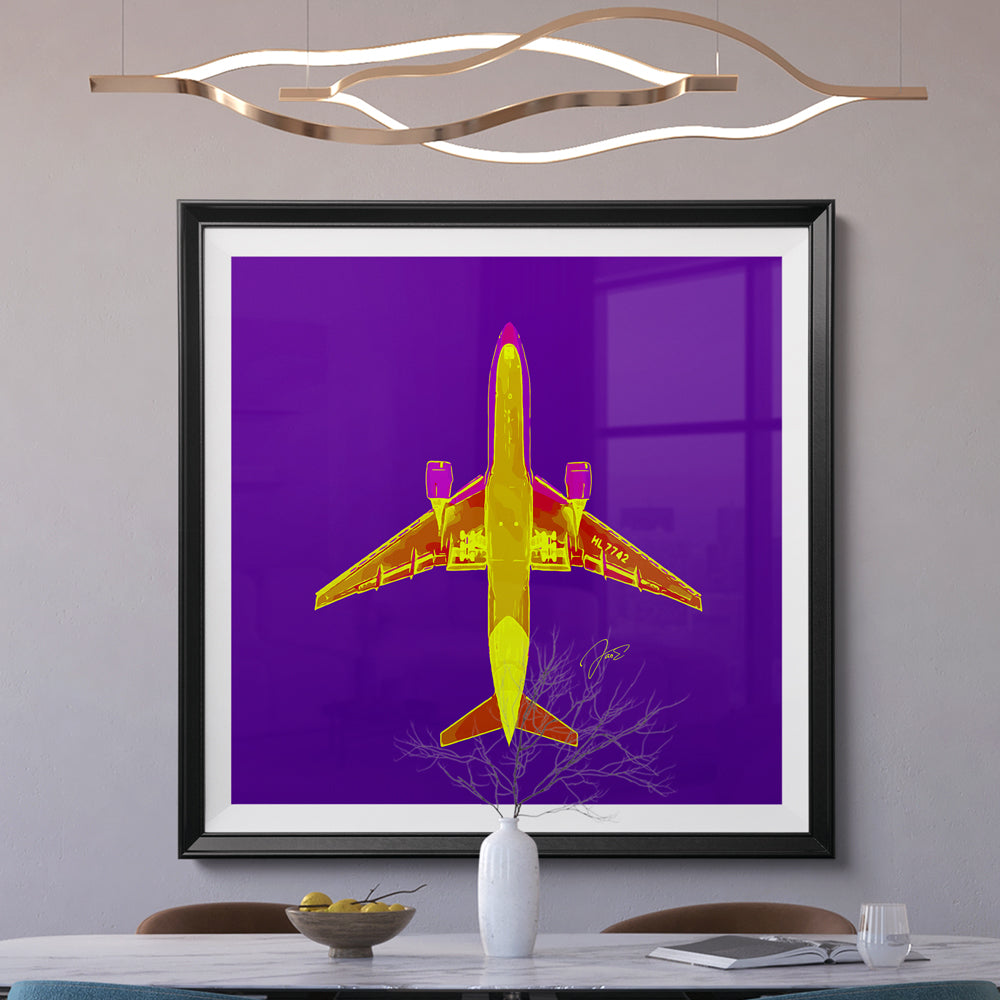 Plane Purple