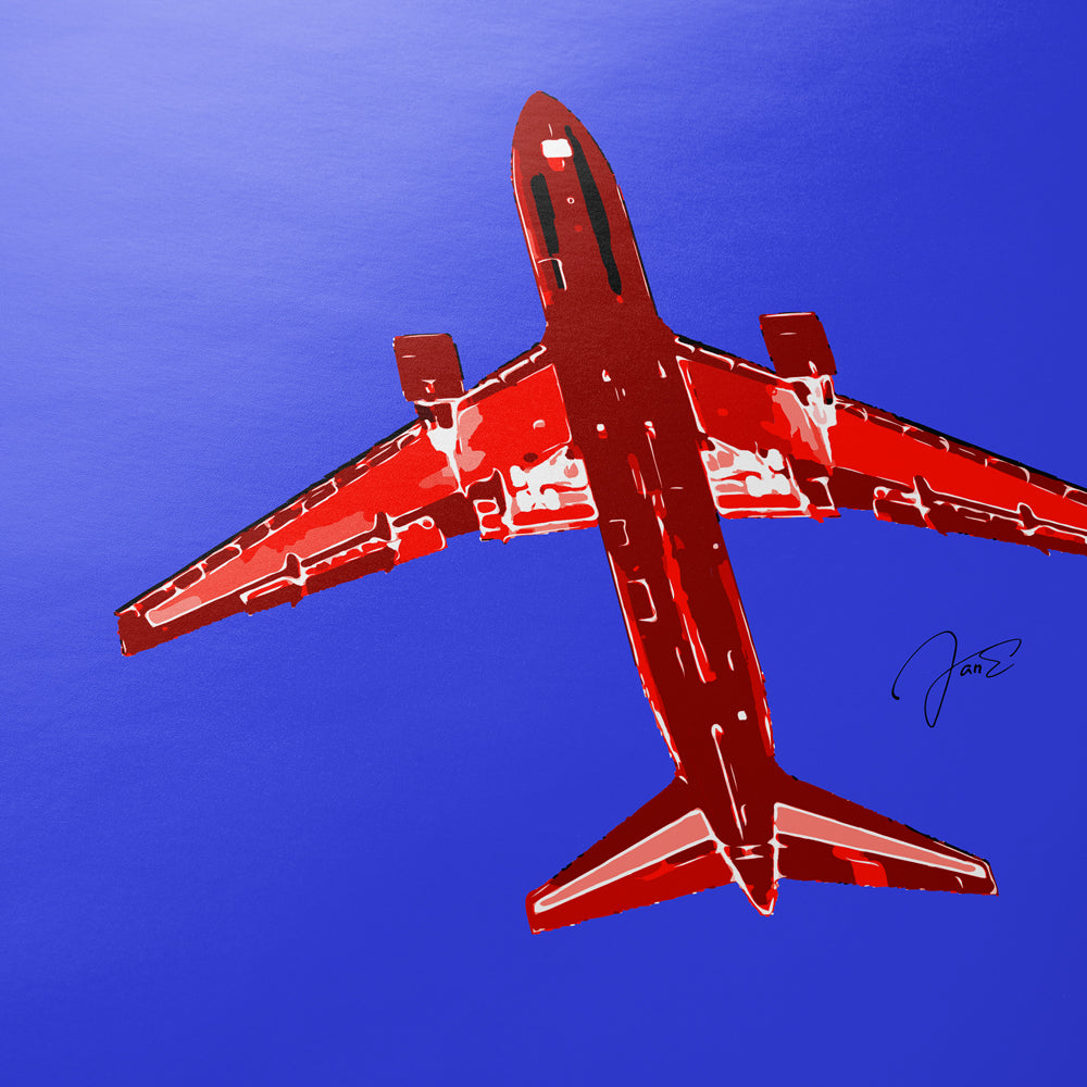 Plane Blue