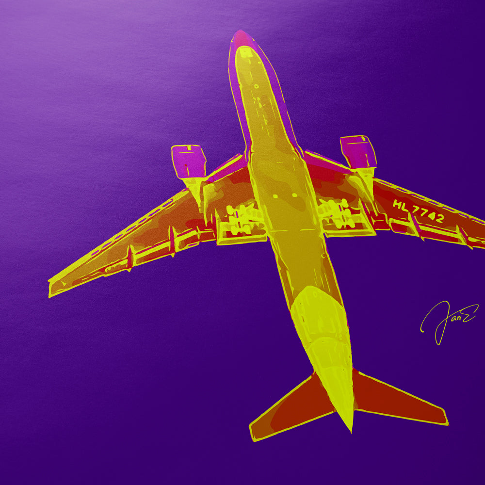 Plane Purple