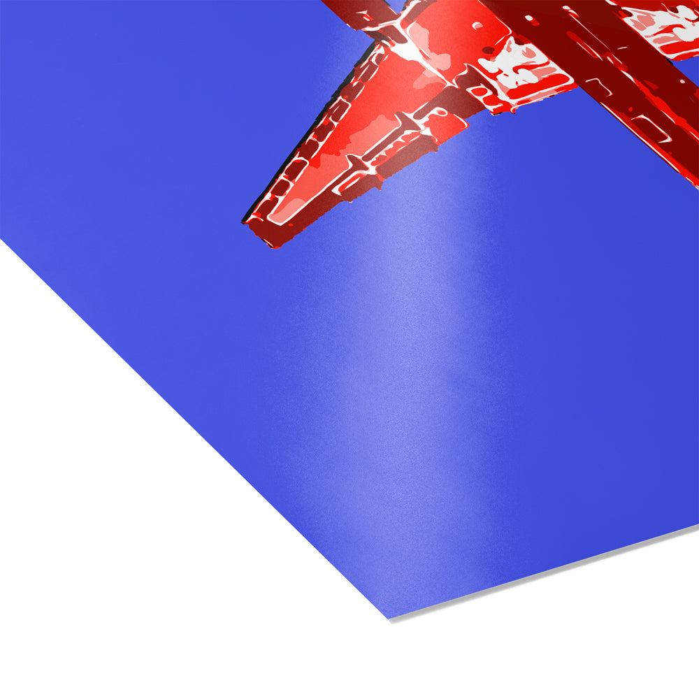 Plane Blue