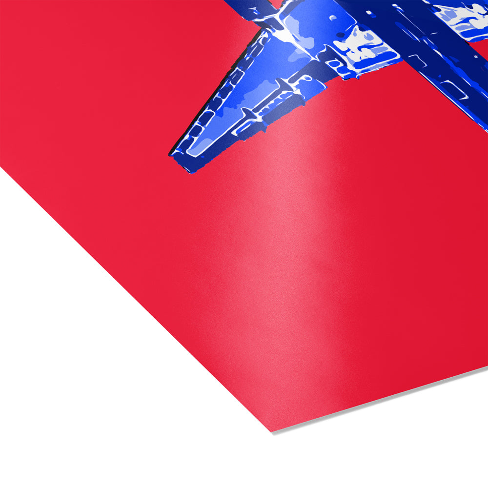 Plane Red